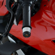 Ακροδέκτες τιμονιού R&G RACING Ακροδέκτες τιμονιού μαύροι Ducati Streetfighter V4 20-24
