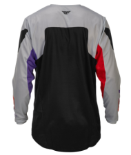 Tricou motocross FLY RACING Kinetic - Gri/Roșu/Mov/Negru