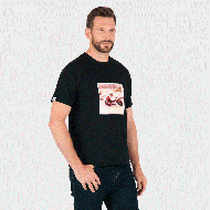 Tricou moto KNOX HERITAGE RACE NEGRU