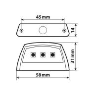 Iluminator LED pentru numărul E-ion 90587