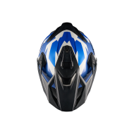 Cască de aventură NEXX Y.TRAVL PRIMAL BLUE RED