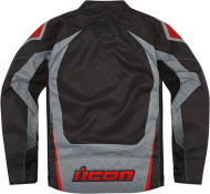 Υφασμάτινο μπουφάν μοτοσικλέτας ICON HOOLIGAN ULTRABOLT - BLACK