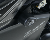 Crash Plugs R&G RACING Aero Black Crash Portectors Kawasaki Z300 15-18