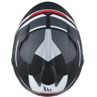 Helmet MT TARGO S KAY B2 MATT BLACK/WHITE/RED