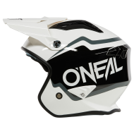 Casca moto O'NEAL VOLT CORP ALB/NEGRU V.25