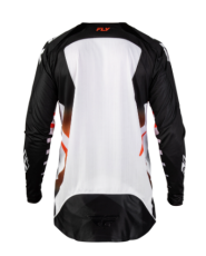 Motocross shirt FLY RACING Evolution DST Bolt - White/Black/Orange