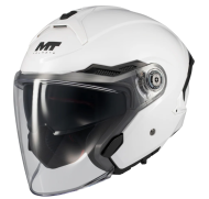 Cască scuter MT COSMO SV PURE A0 ALB LUCIOS