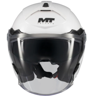 Cască scuter MT COSMO SV PURE A0 ALB LUCIOS