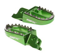 Suporturi pentru picioare RFX Pro Series 2 (verde) - Kawasaki KXF250/450