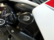 Crash plugs R&G RACING Upper Aero Crash Protectors Black Yamaha YZF-R1 07-08