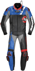 Echipament de piele pentru motociclete SPIDI DP-PROGRESSIVE TOUR Negru/Roșu/Albastru
