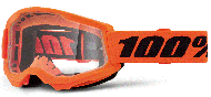 Children's motocross goggles Strata 2 NEON ORANGE