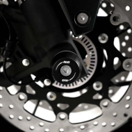 Προστατευτικά πιρουνιού R&G RACING για Suzuki GSX-8, τάπες πρόσκρουσης άξονα