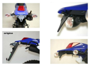 Suport plăcuță de înmatriculare R&G RACING YAMAHA DT125R/X