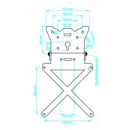 Стойка за номер – X-plate  90144