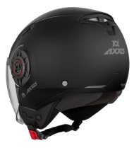 КАСКА ЗА СКУТЕР METRO S SOLID V2 A1 BLACK МАТТ