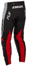 Motocross breeches FLY RACING Kinetic DBK - Grey/Black/Red