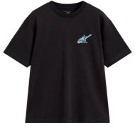 Tricou motocicletă ALPINESTARS SS CSF GHOST BK