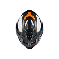 Адвенчър каска NEXX X.LIFECOUNTRY TERRA WHITE/ORANGE