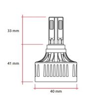 Bec LED pentru faruri RACETECH 12V 32W