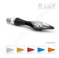 Indicatoare LED pentru motociclete BARRACUDA X-LED B-LUX SILVER