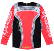 Motocross Jersey TROY LEE DESIGNS SE PRO Stripes Jersey - Infra Red/Black