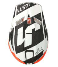 Mотокрос каска Just1 J-22 C Adrenaline Orange/Carbon Matt