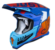 Mотокрос каска Just1 J-22 F Falcon Orange/Blue