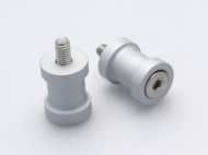 Adaptor suport R&G RACING Bobbine M8 argintiu