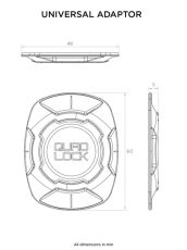 QUAD LOCK Adaptor universal pentru telefon