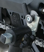 Adaptoare suport bobine argintii R&G RACING M10 x 1.25