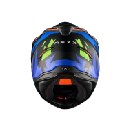 Cască de aventură NEXX Y.TRAVL PRIMAL BLUE NEON MATT