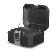 Aluminum motorcycle suitcase SHAD TR37 Black - 37 liters