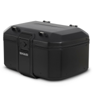 Aluminum motorcycle suitcase SHAD TR55 Pure Black Black - 55 liters