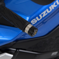 Capetele de ghidon R&G Racing negre - Suzuki