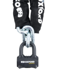 Lacăt OXFORD Nemesis de 16 mm cu lanț de 1,2 m