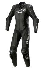 Costum de piele pentru femei ALPINESTARS STELLA GP PLUS NEGRU/GRI/ALB