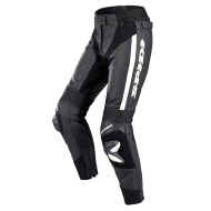 Pantaloni motociclete damă din piele SPIDI RR PRO 2 Negru/Alb