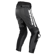 Pantaloni motociclete damă din piele SPIDI RR PRO 2 Negru/Alb