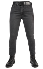 Дамски мото дънки PANDO MOTO Kaya Slim Grey - Slim-Fit Armalith®