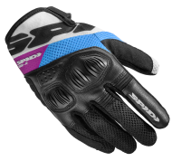 Mănuși moto damă SPIDI FLASH-R EVO Negru/Fucsia