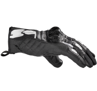 Mănuși moto damă SPIDI G-CARBON Negru/Alb