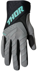 THOR WOMEN'S SPECTRUM FLO GRAY/BLACK women's motocross gloves