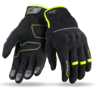 Mănuși textile de damă 70 DE grade SUMMER URBAN NEGRU/GALBEN FLUO