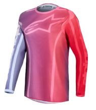 Γυναικεία φανέλα motocross Alpinestars FLUID KEPLER PUR/RED