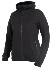Geacă textilă pentru femei JOHN DOE HOOD XTM V3 RIP STOP SOFTSHELL NEGRU