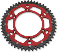 Two-component gear wheel MOOSE 1210-210-50 RED