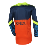 Bluză motocross copii O'NEAL ELEMENT SHOCKER BLUE/ORANGE V.25