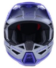 Детска мотокрос каска ALPINESTARS SM3 JETTSON GRAY/PUR/BLK