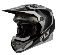 Children's motocross helmet FLY RACING Formula Charge- Black/Grey/Light Grey